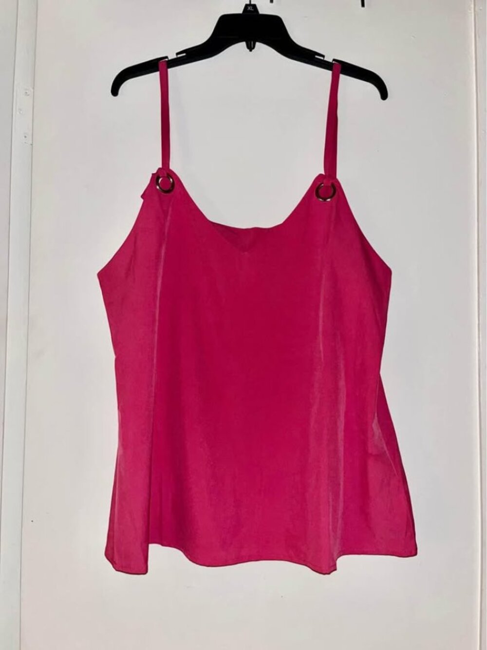 Pink Camisole with Tie Straps, XL